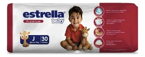 ESTRELLA PAÑALES PREMIUM J X30 – Pañalera Belyan